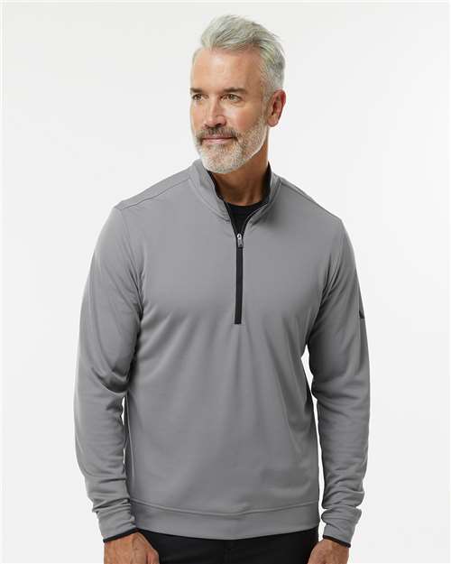 Men's Performance Lightweight Quarter-Zip Pullover - Grey Three/ Black