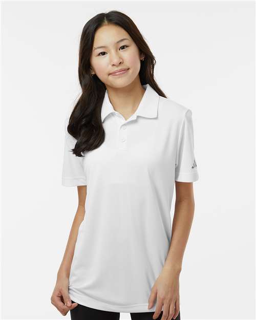 Youth Performance Polo - White