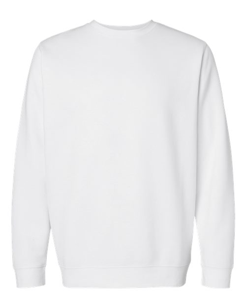 Unisex Elevated Fleece Crewneck Sweatshirt - White