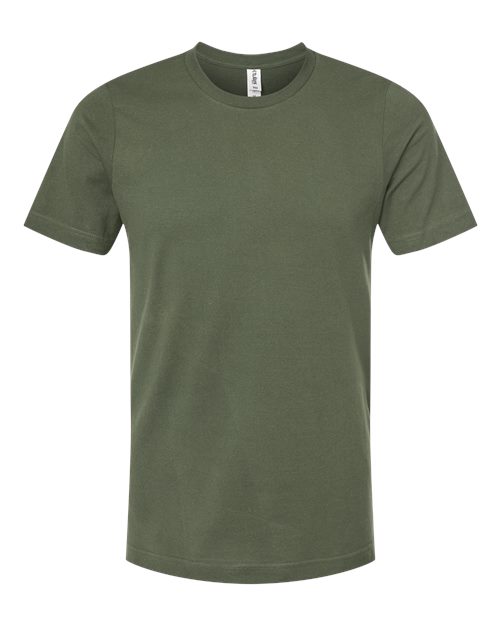 Combed Cotton T-Shirt - Military Green