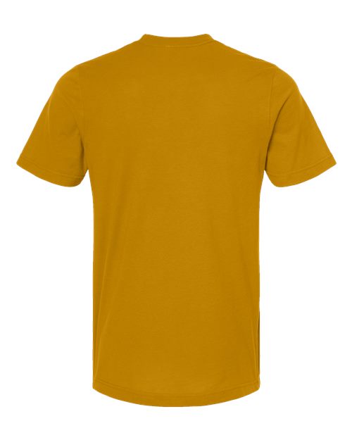 Combed Cotton T-Shirt - Mustard