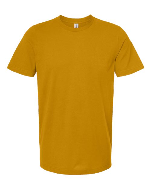 Combed Cotton T-Shirt - Mustard