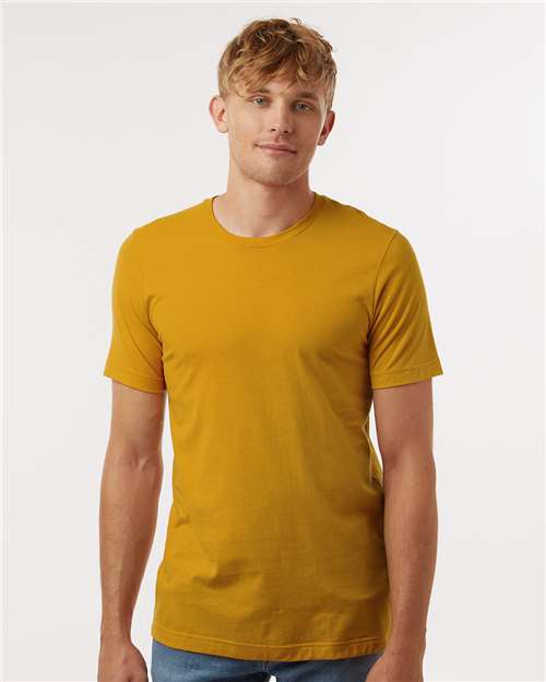 Combed Cotton T-Shirt - Mustard