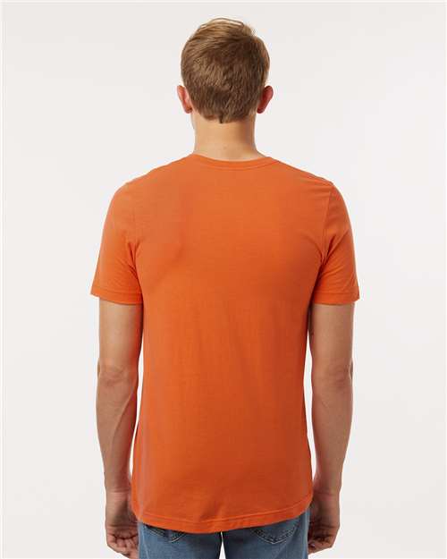 Combed Cotton T-Shirt - Orange