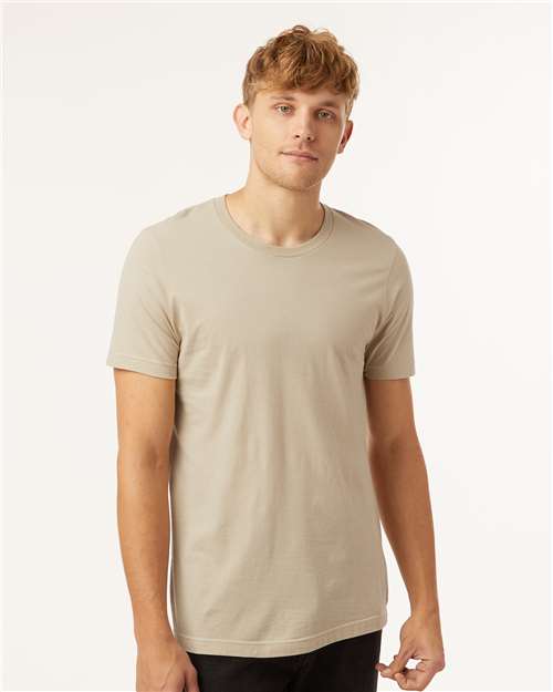 Combed Cotton T-Shirt - Tan