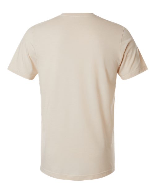 Unisex Combed CVC T-Shirt - Heather Cream