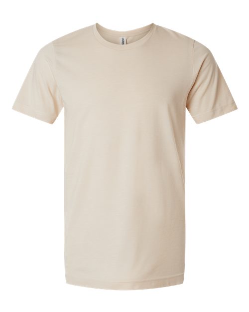 Unisex Combed CVC T-Shirt - Heather Cream