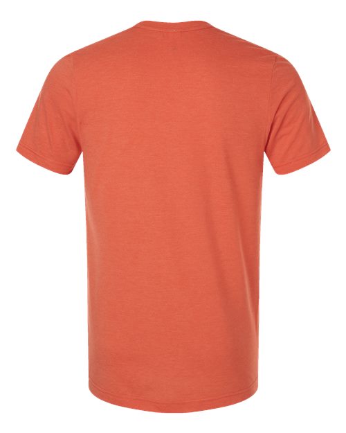 Unisex Combed CVC T-Shirt - Heather Orange