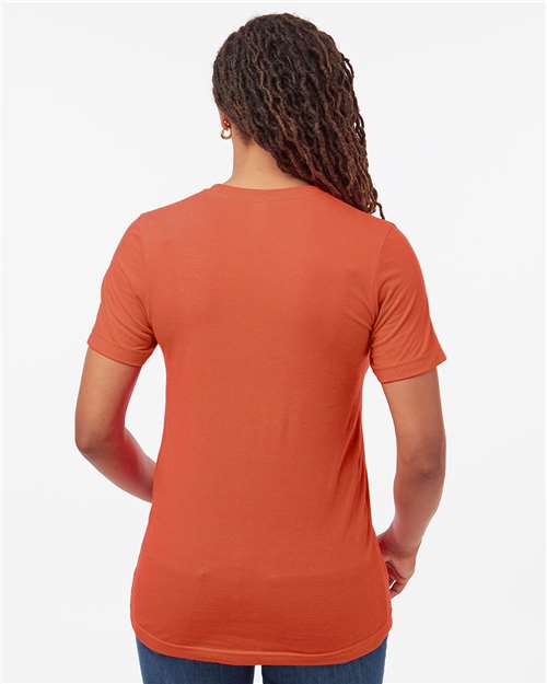 Unisex Combed CVC T-Shirt - Heather Orange