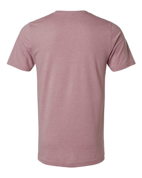 Unisex Combed CVC T-Shirt - Heather Orchid