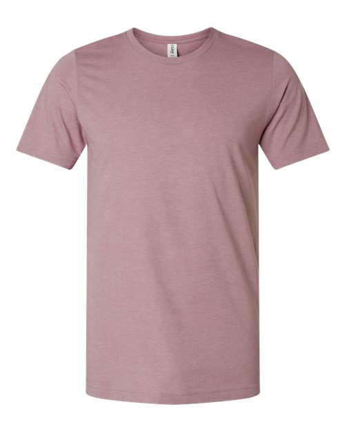 Unisex Combed CVC T-Shirt - Heather Orchid