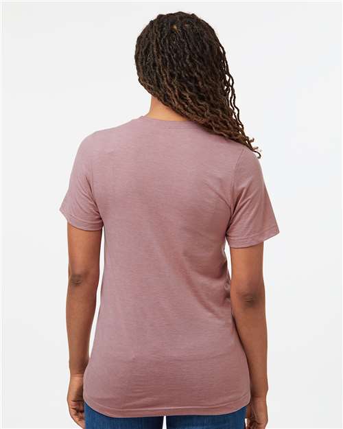 Unisex Combed CVC T-Shirt - Heather Orchid