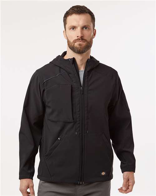 Men's Tall Protect Hooded Jacket - Black