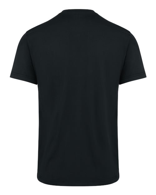 Men's Heavyweight Traditional Short Sleeve Henley - Black