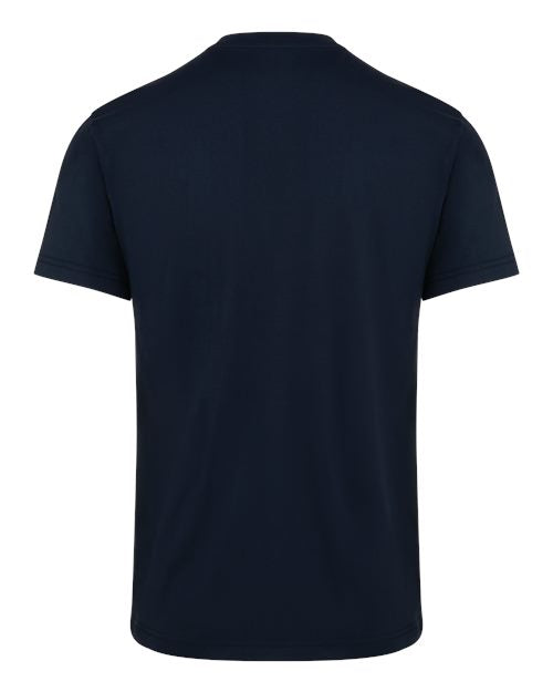 Men's Tall Heavyweight Traditional Short Sleeve Henley - Dark Navy