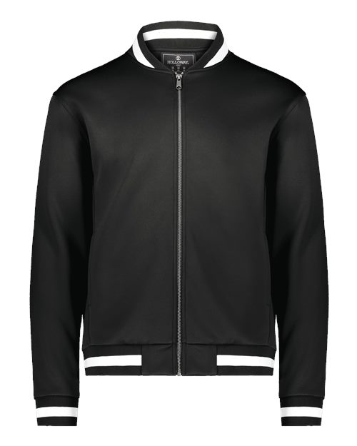 Unisex V-Street Full-Zip Jacket - Black/ White