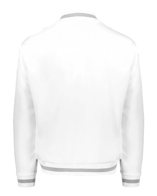 Unisex V-Street Full-Zip Jacket - White/ Athletic Heather