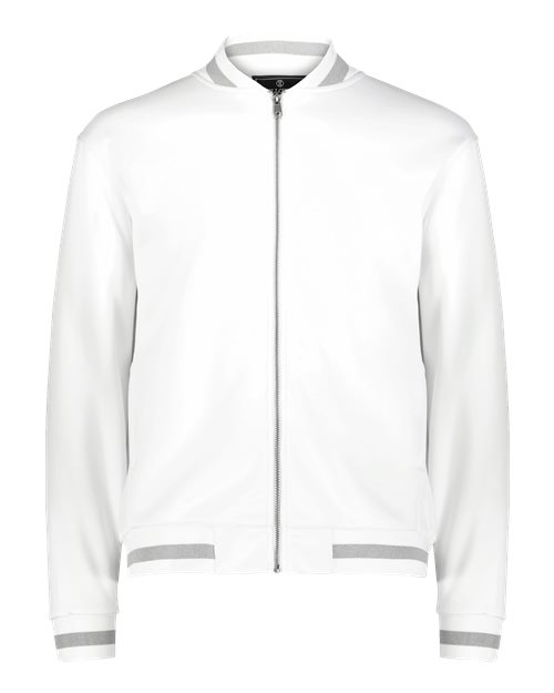 Unisex V-Street Full-Zip Jacket - White/ Athletic Heather