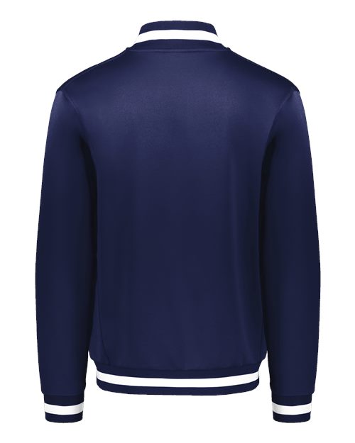 Youth V-Street Full-Zip Jacket - Navy/ White