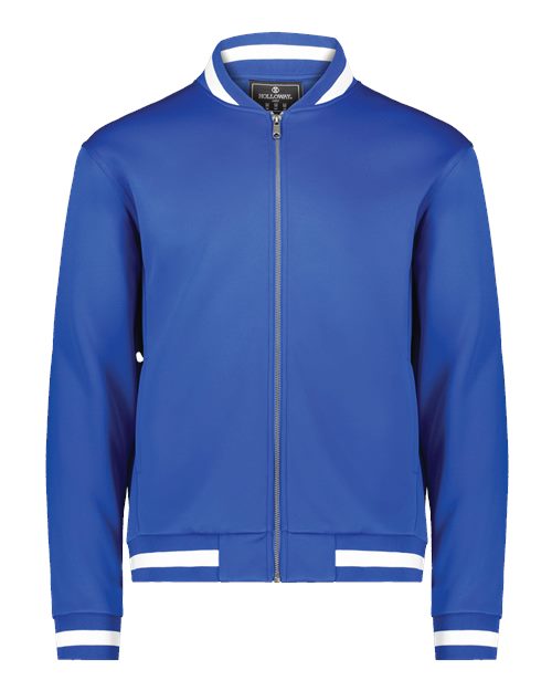 Youth V-Street Full-Zip Jacket - Royal/ White