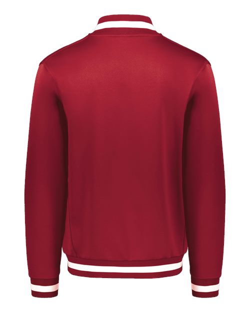 Youth V-Street Full-Zip Jacket - Scarlet/ White