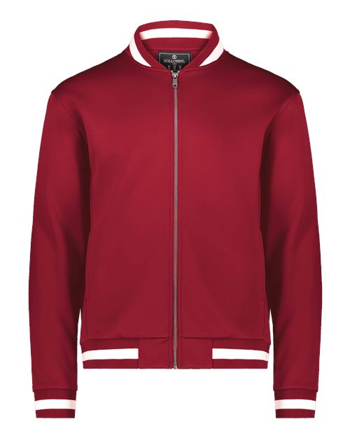 Youth V-Street Full-Zip Jacket - Scarlet/ White