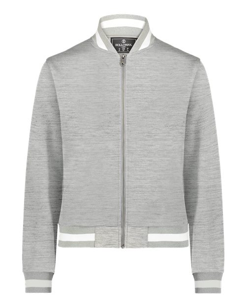 Women's V-Street Full-Zip Jacket - Athletic Heather/ White