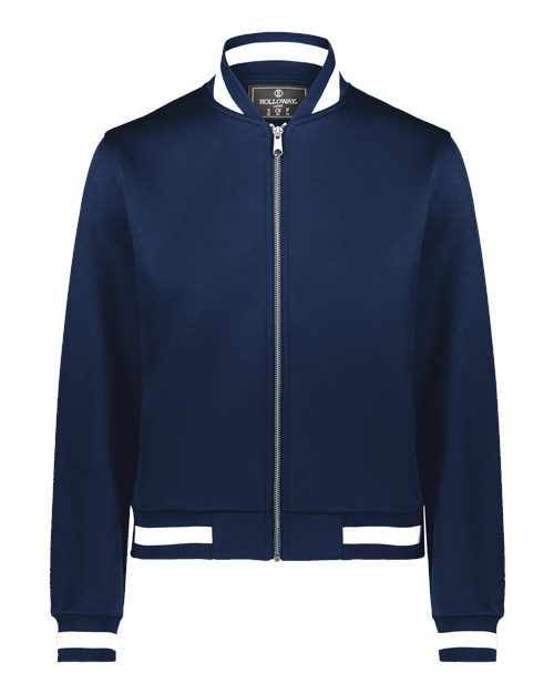 Women's V-Street Full-Zip Jacket - Navy/ White