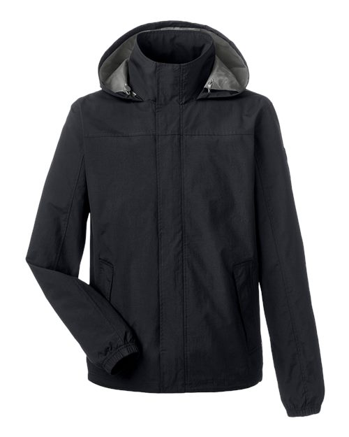Men's Voyage Hooded Rain Jacket - Black