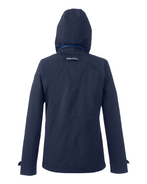 Women's Voyage Hooded Rain Jacket - Navy