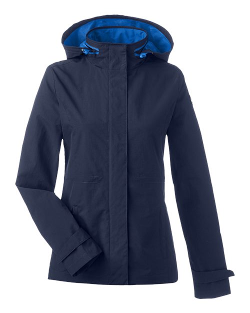 Women's Voyage Hooded Rain Jacket - Navy