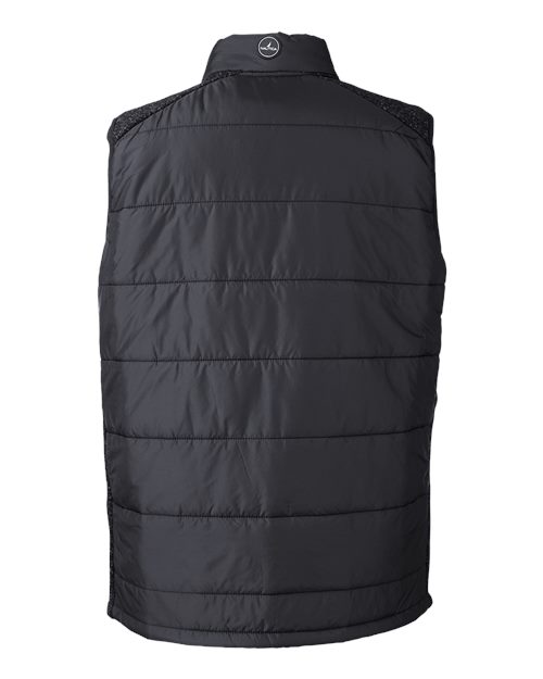 Men's Harbor Puffer Vest - Black/ Black Heather