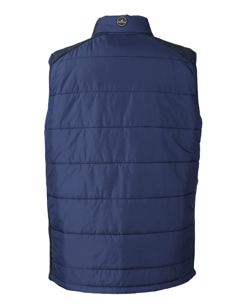 Men's Harbor Puffer Vest - Navy/ Navy Heather