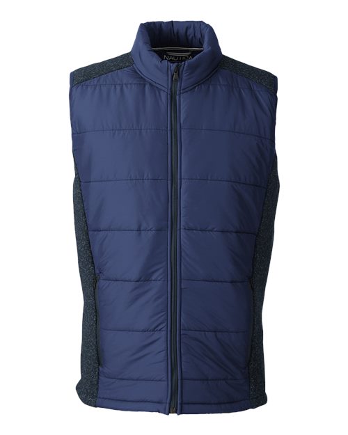 Men's Harbor Puffer Vest - Navy/ Navy Heather