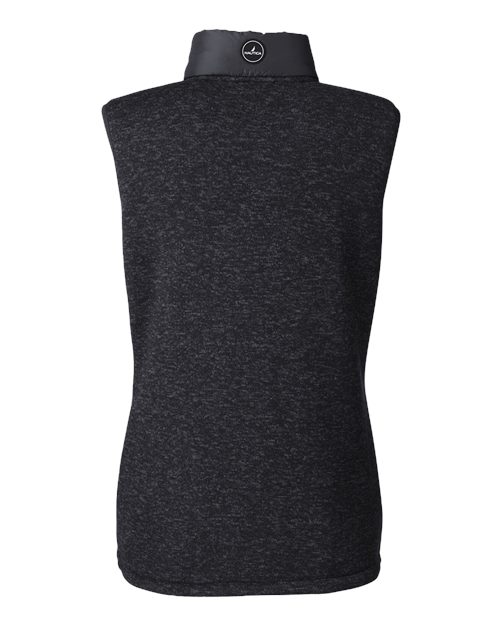 Women's Harbor Puffer Vest - Black/ Black Heather