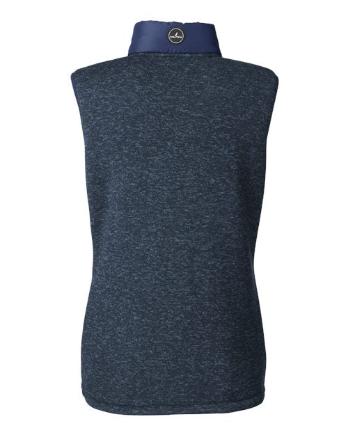 Women's Harbor Puffer Vest - Navy/ Navy Heather
