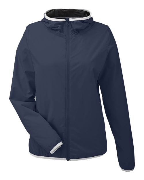 Women's Stillwater Hooded Windbreaker - Navy