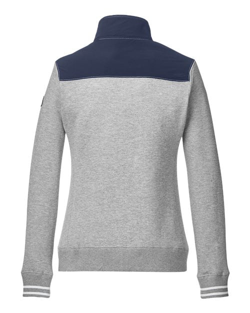 Women's Navigator Fleece Full-Zip Jacket - Oxford Heather/ Navy