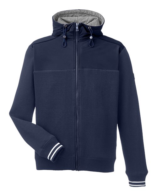 Men's Navigator Fleece Hooded Full-Zip Jacket - Navy