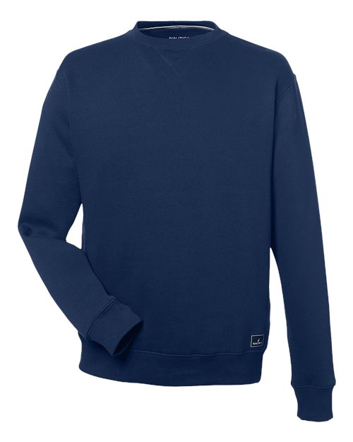 Unisex Anchor Fleece Crewneck Sweatshirt - Navy