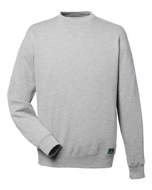 Unisex Anchor Fleece Crewneck Sweatshirt - Oxford Heather