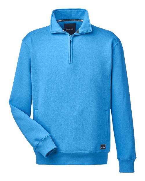 Men's Anchor Fleece Quarter-Zip Pullover - Azure Blue