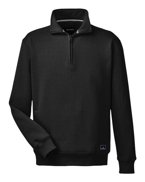Men's Anchor Fleece Quarter-Zip Pullover - Black