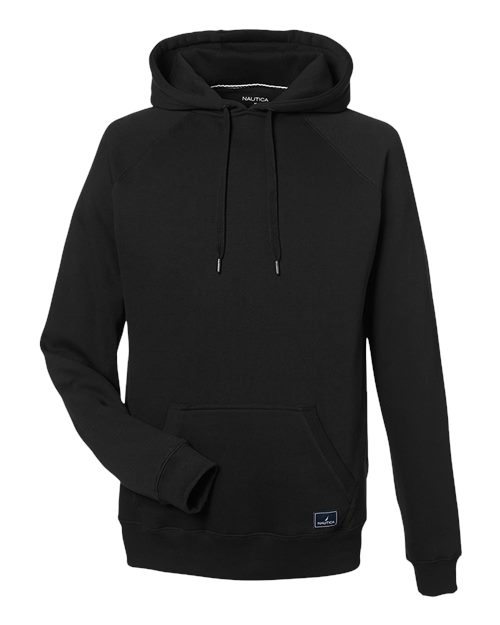 Unisex Anchor Fleece Hooded Sweatshirt - Black