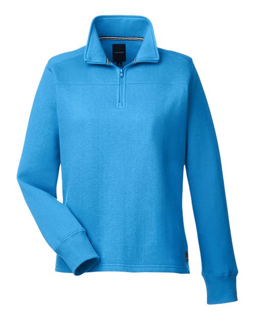 Women's Anchor Fleece Quarter-Zip Sweatshirt - Azure Blue