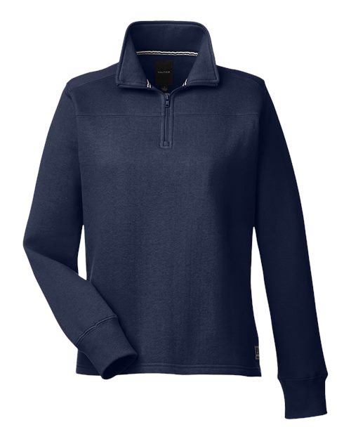 Women's Anchor Fleece Quarter-Zip Sweatshirt - Navy