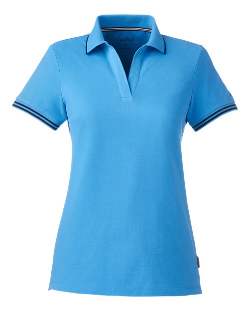 Women's Deck Polo - Azure Blue