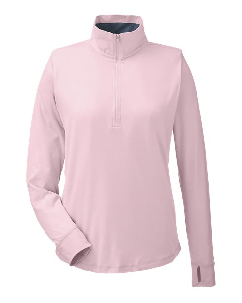 Women's Saltwater Quarter-Zip Pullover - Sunset Pink