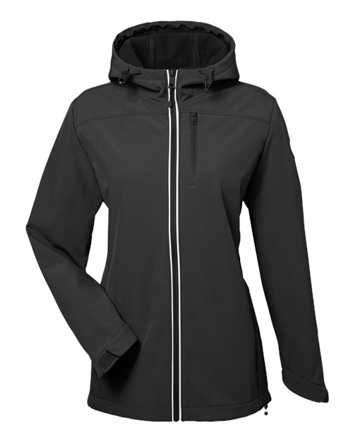 Women's Wavestorm Hooded Soft Shell Jacket - Black