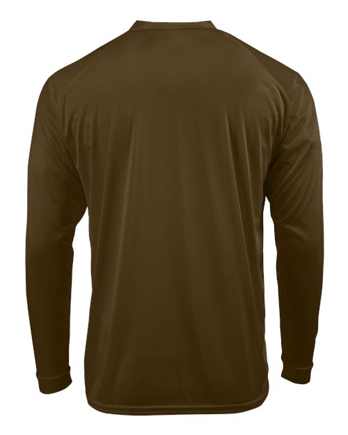 Unisex Long Islander Performance Long Sleeve T-Shirt - Coyote Brown